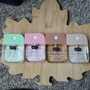 Moisturizing Hand Sanitizer Set - Mint Green, Pink, Brown, Tan